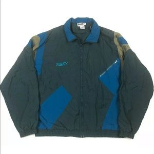 Puma Size Large 90s Vintage Colorblock Windbreaker
